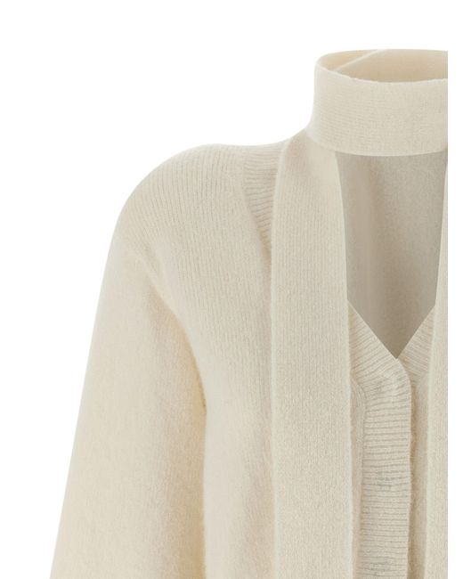 Rotar Birger Christensen Buff Cardigan ROTATE BIRGER CHRISTENSEN de color Natural