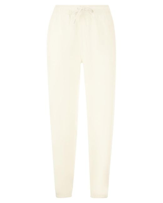 Sweat Jogging Pantaloni di Polo Ralph Lauren in White
