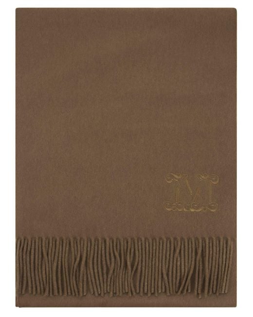 Max Mara Natural Wsdalia Cashmere Scarf