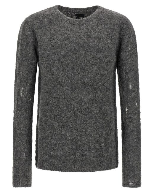 Thom Krom Alpaca Wollen Trui in het Gray voor heren