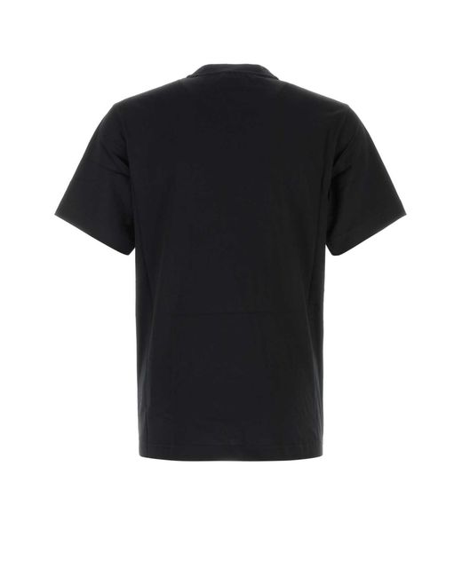 Burberry Black Cotton T Shirt
