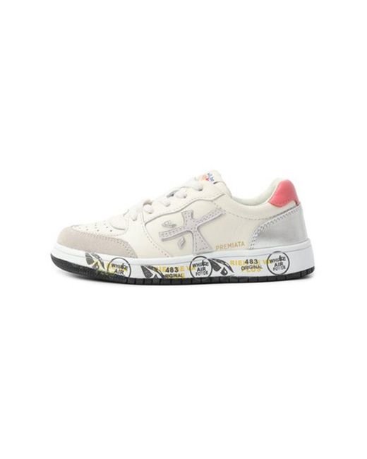 Premiata Will Be White Sneaker "Marc"
