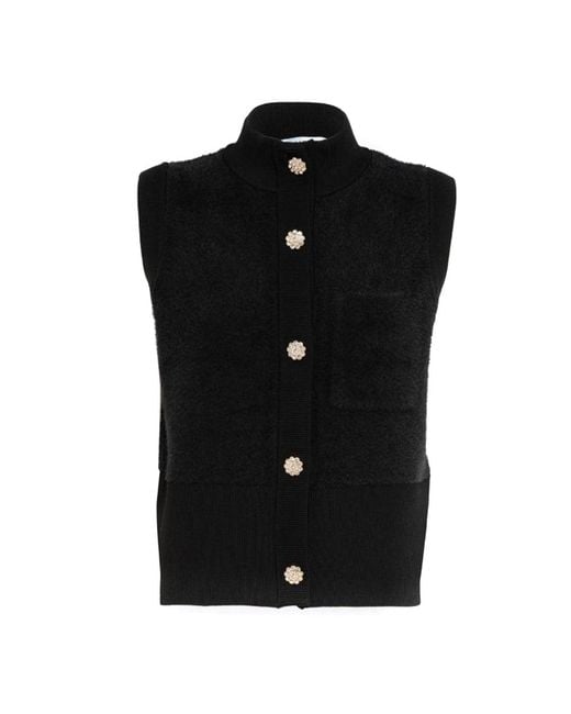 Blugirl Blumarine Black Wool-Blend Sweater