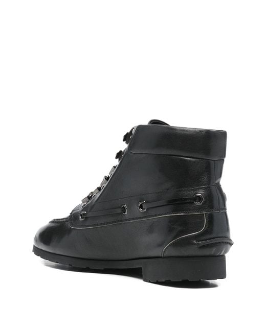 Bally Black Stiefel mit Schnürung