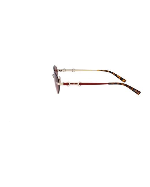 Gucci Pink Metal Sunglasses