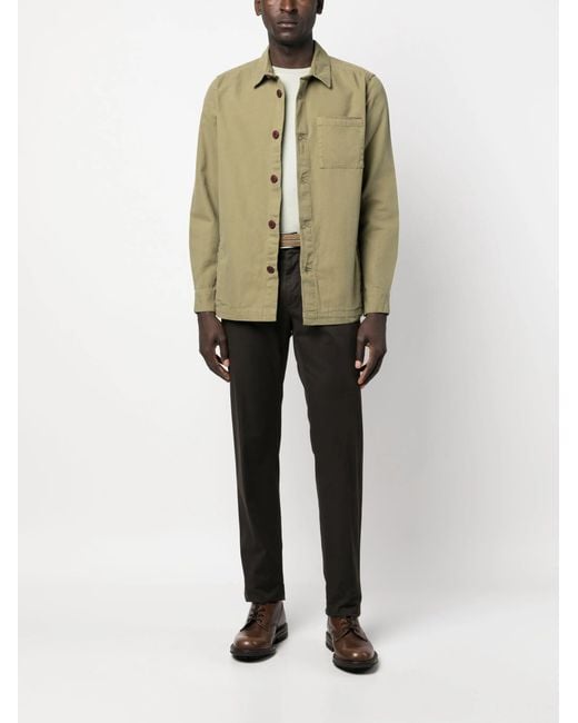 Barbour Green Washed Overshirt