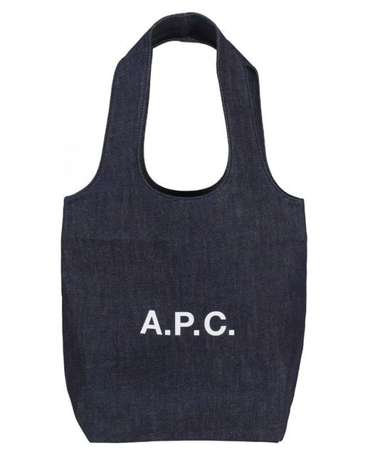 A.P.C. Blue Tote Ninon Small