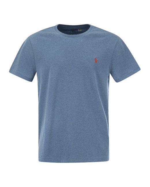 Polo Ralph Lauren Slim Fit Jersey T -Shirt in Blue für Herren