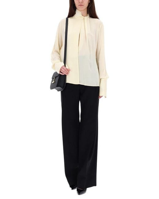 Tom Ford Natural Silk Georgette Blouse