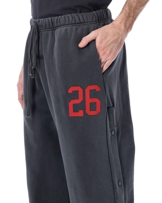 Essentials x Fear Of God Black Heavy Fleece Tearaway Sweatpant