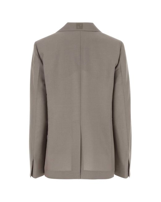 Fendi Brown Wool Blazer