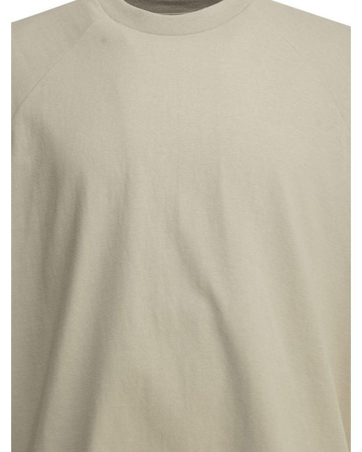 T-shirt à col rond « hélicoïdal » Goldwin en coloris White
