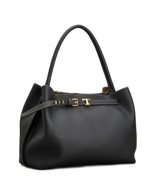Tod's Black Small Leather Handbag
