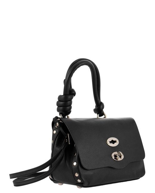 Zanellato Black Postina Knot Handbag Baby