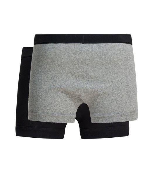 Tom Ford Gray Cotton Boxer Shorts With Logo for men
