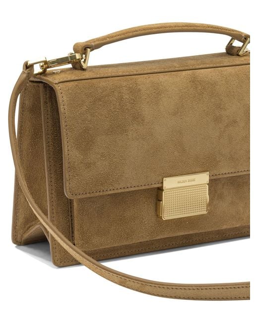 Golden Goose Deluxe Brand Metallic Venezia Handbags Brown