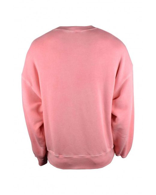 Palm Angels Pink Cotton Sweatshirt