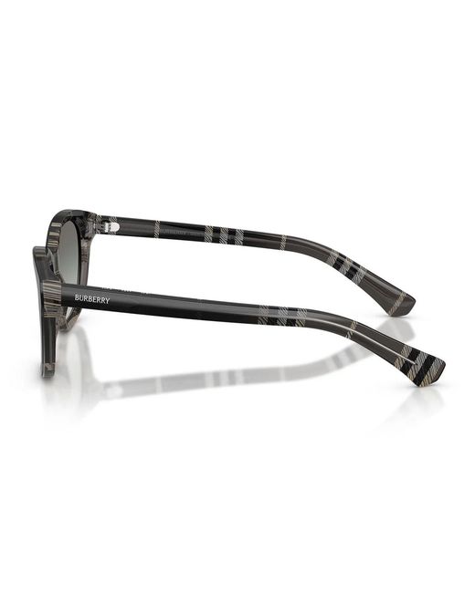 Burberry Gray Sonnenbrille Be4486 42008 G Check Gradient Grey/Smoky Grey Damen