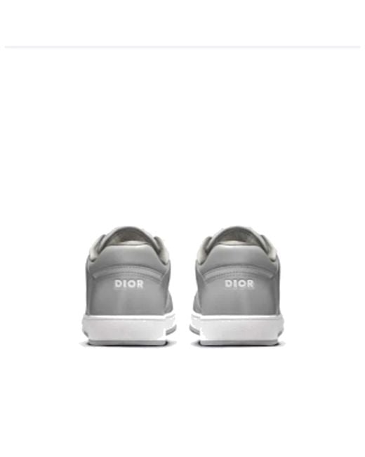 Dior Gray Diamond Low Sneakers