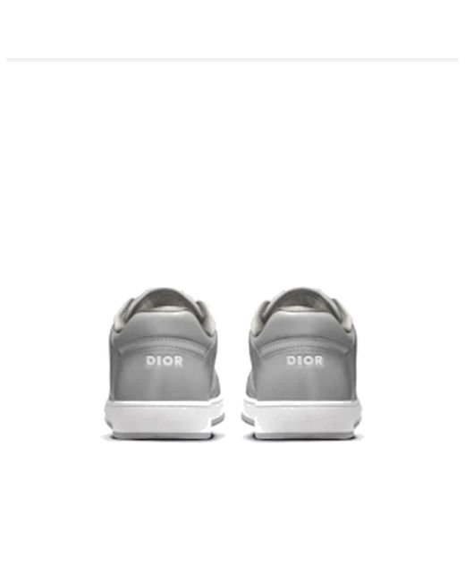 Dior Gray Diamond Low Sneakers for men