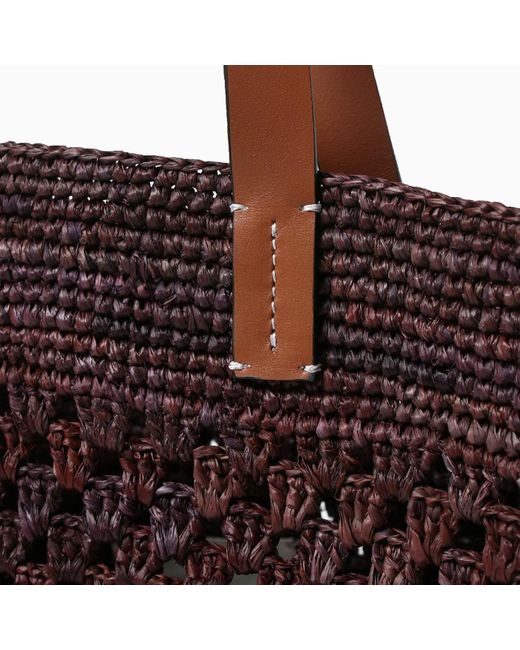 Manebí Black Chocolate Coloured Basket Bag