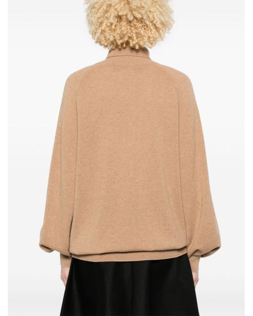 Khaite Natural Percy Cashmere Sweater