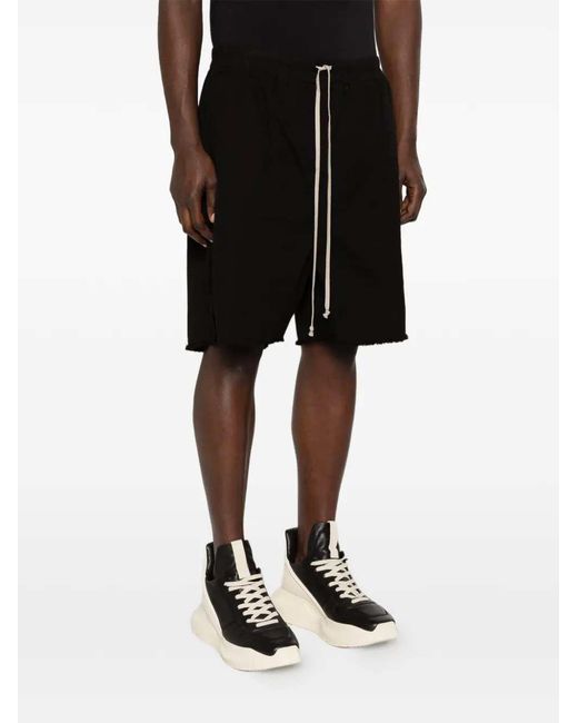 Bermudas Con Cordones Rick Owens de hombre de color Black