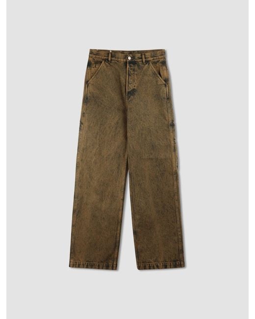 Dries Van Noten Green 00980 Pickerby 9385 M.W.Pants Clothing for men