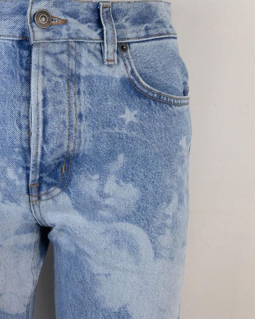 Fiorucci Blue Jeans Angel Print