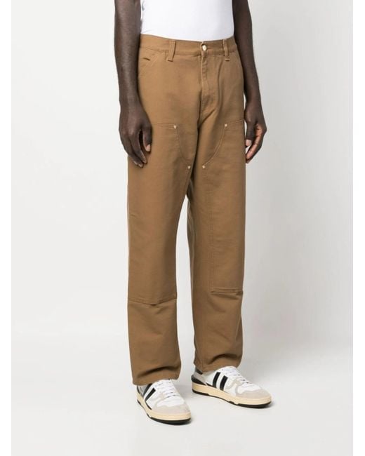 Carhartt Brown Double Knee Pant I031501 for men