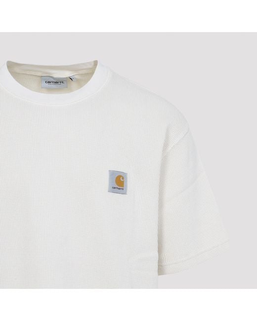 Carhartt White Nelson Waffle T Shirt