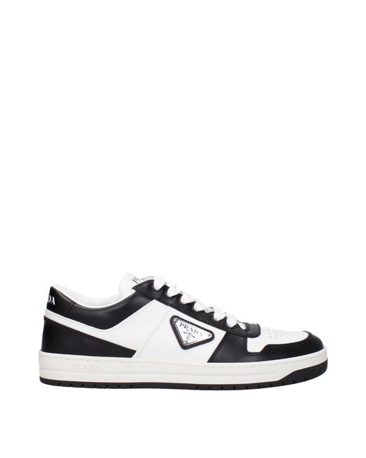 Prada White Downtown Sneakers