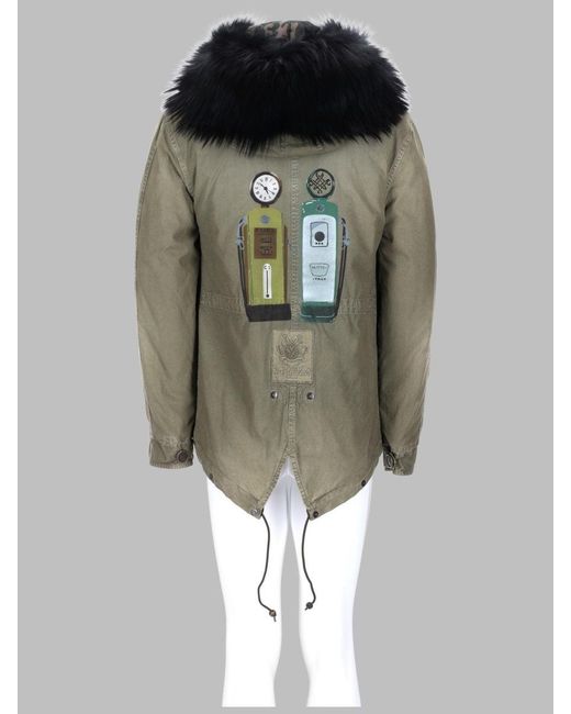 MR & MRS Green Graphic Print Jacket for men