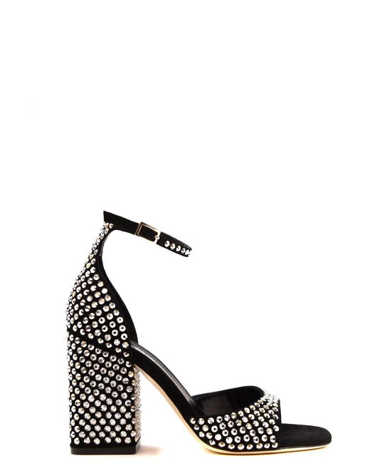 Paris Texas Black Sandals
