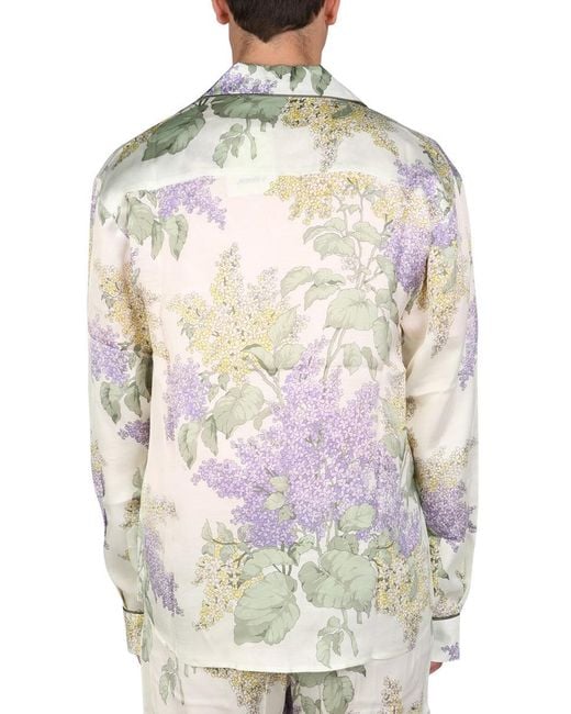 MOUTY Gray Tulum Pajamas Shirt for men