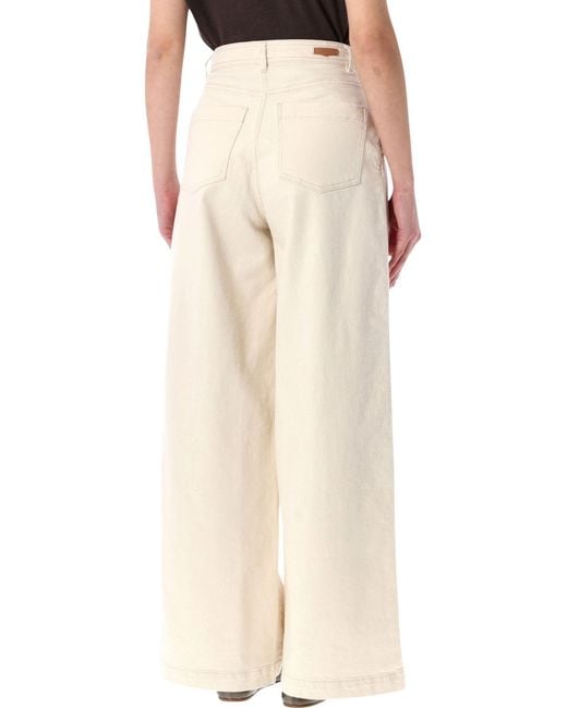 Sessun Natural Sessùn Diegui Pleated Wide-Leg Jeans