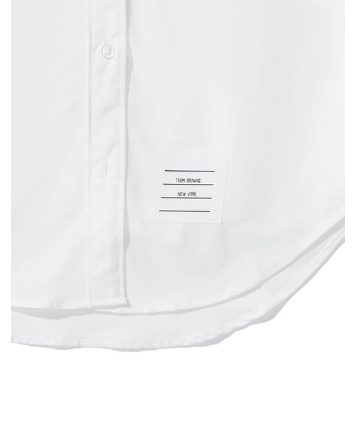 Thom Browne Blouse Met Knopen in het White