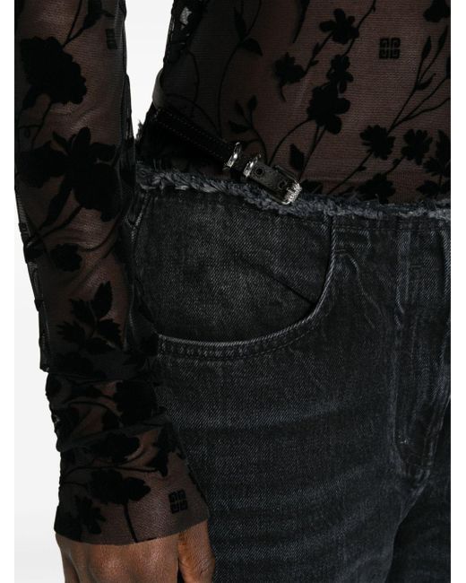 Givenchy Black Flare Jeans
