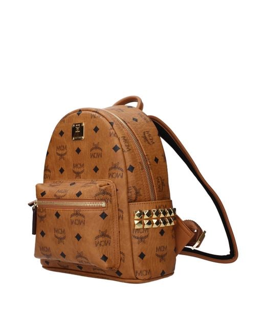 MCM Brown Zaini E Marsupi Uomo Pelle Marrone/Cognac