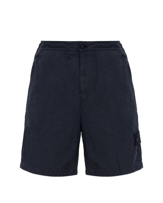Stone Island Blue Bermuda Comfort