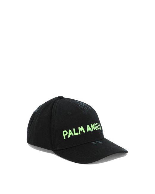 Palm Angels "saisonale Logo" -Kappe in Black für Herren
