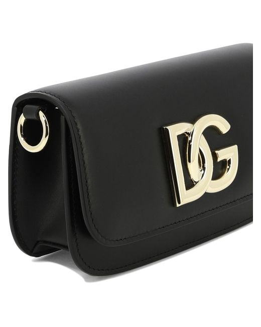 "3,5" Sac à bandoulière Dolce & Gabbana en coloris Black