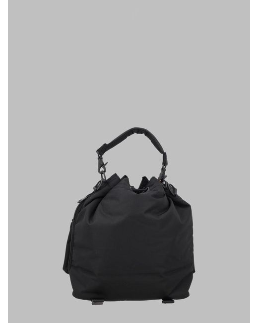 Porter-Yoshida and Co Black Mini All-Season Shoulder Bag for men