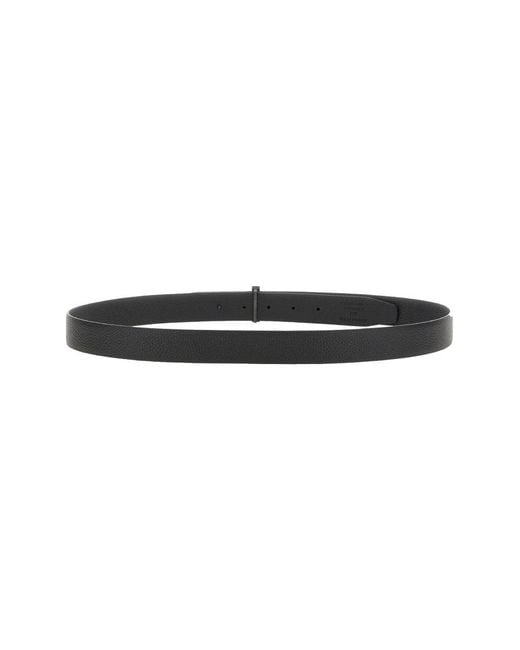 Tom Ford Black Classic 4 Cm Logo Belt for men