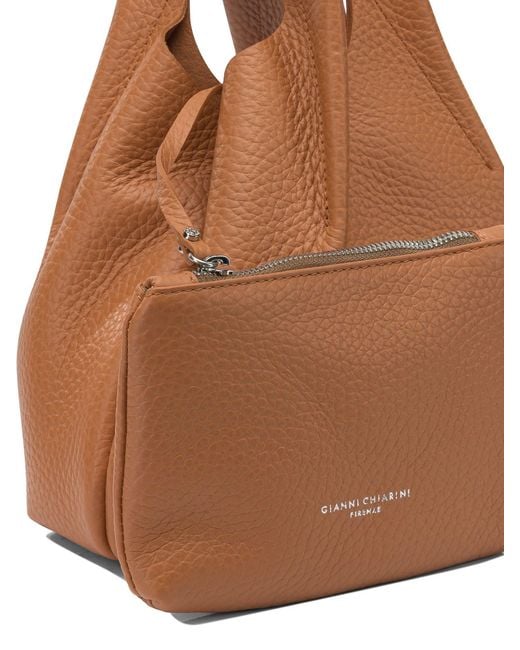 Gianni Chiarini Brown Handbags Orange