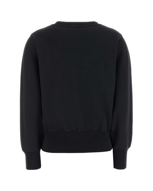 Anine Bing Black Harry Shrunken Sweatshirt La