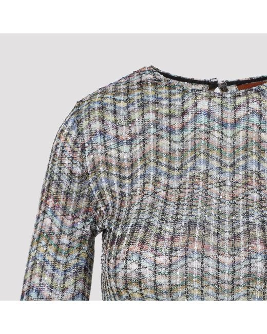 Missoni Gray Crewneck Sweater