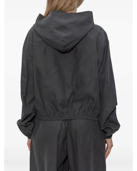 Alexander Wang Gray Buttoned Oversized Jacket