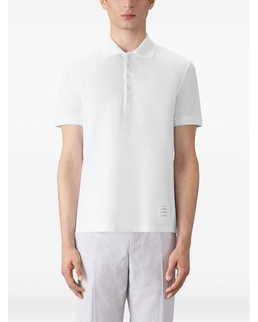 Thom Browne White Polo Shirts for men