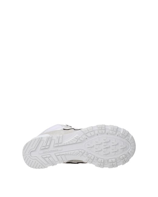 New Balance White Sneakers Comme Des Garcons Uomo Camoscio Grigio/Bianco for men